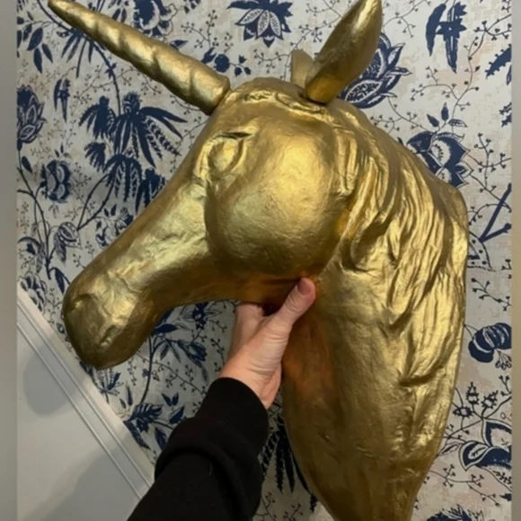 Pottery Barn The Emily & Meritt Unicorn Wall Mount - Picture 3 of 3